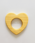 Heart Shaped Neem Wood Teether