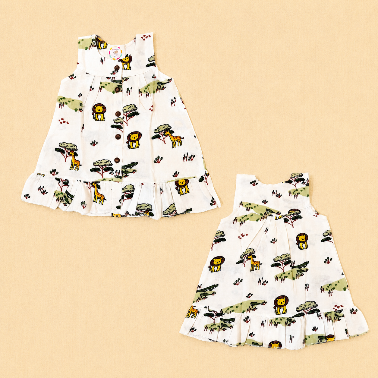 Jungle - Muslin Sleeveless Frock