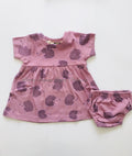 Lavender Cotton Frock with Matching Undie
