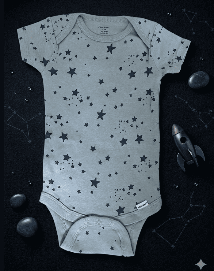 Light blue star - Onesies