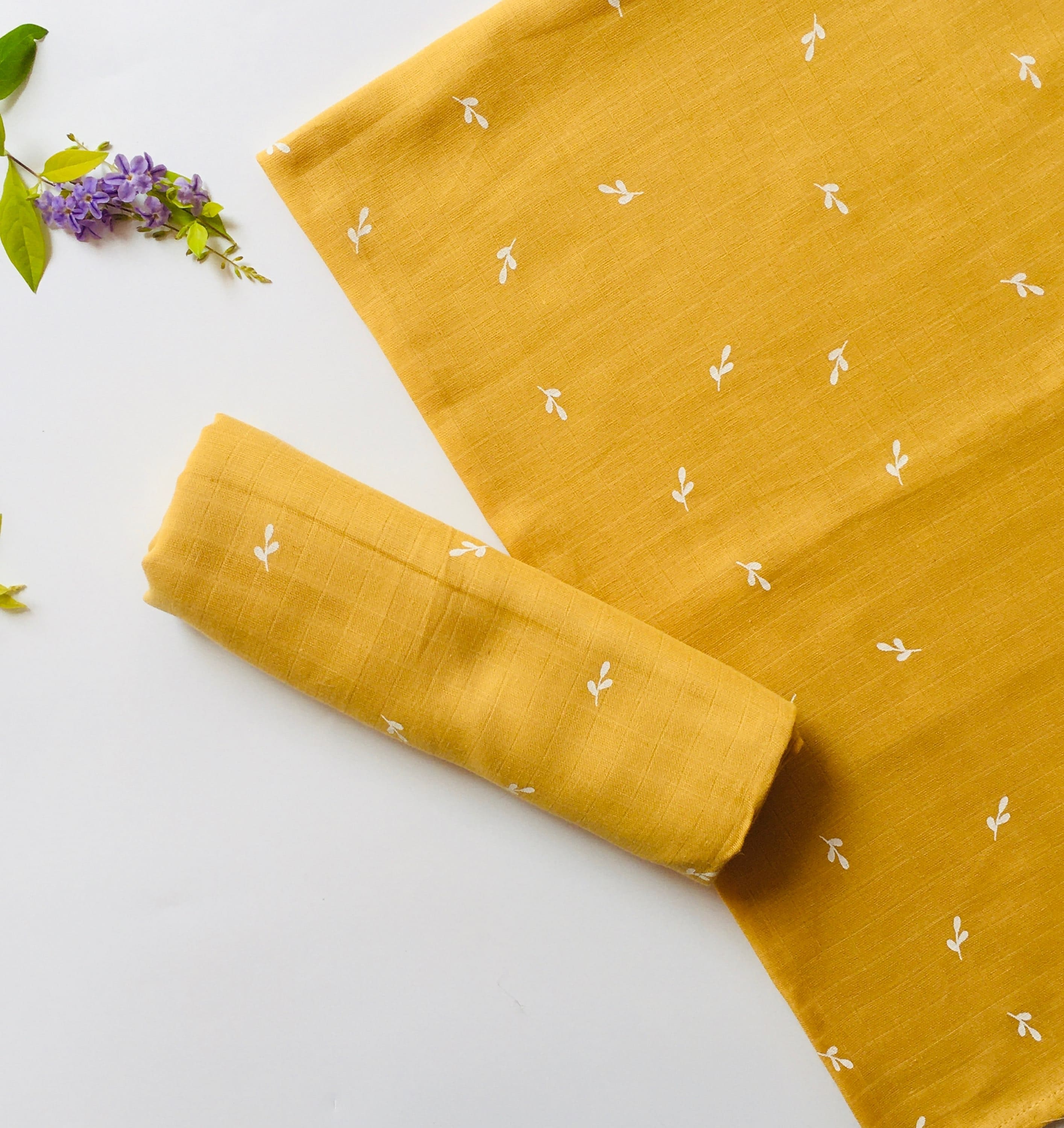 Mustard Muslin Towel