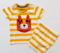 Mustard striped set