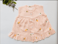 Peach - Carrot Muslin Frock