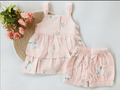 Peach Top & Bottom Set