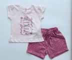 Pink -Girls Top and bottom set