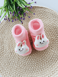 Pink Bunny Anti-Slip Booties