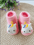Pink Unicorn Anti-Slip Booties