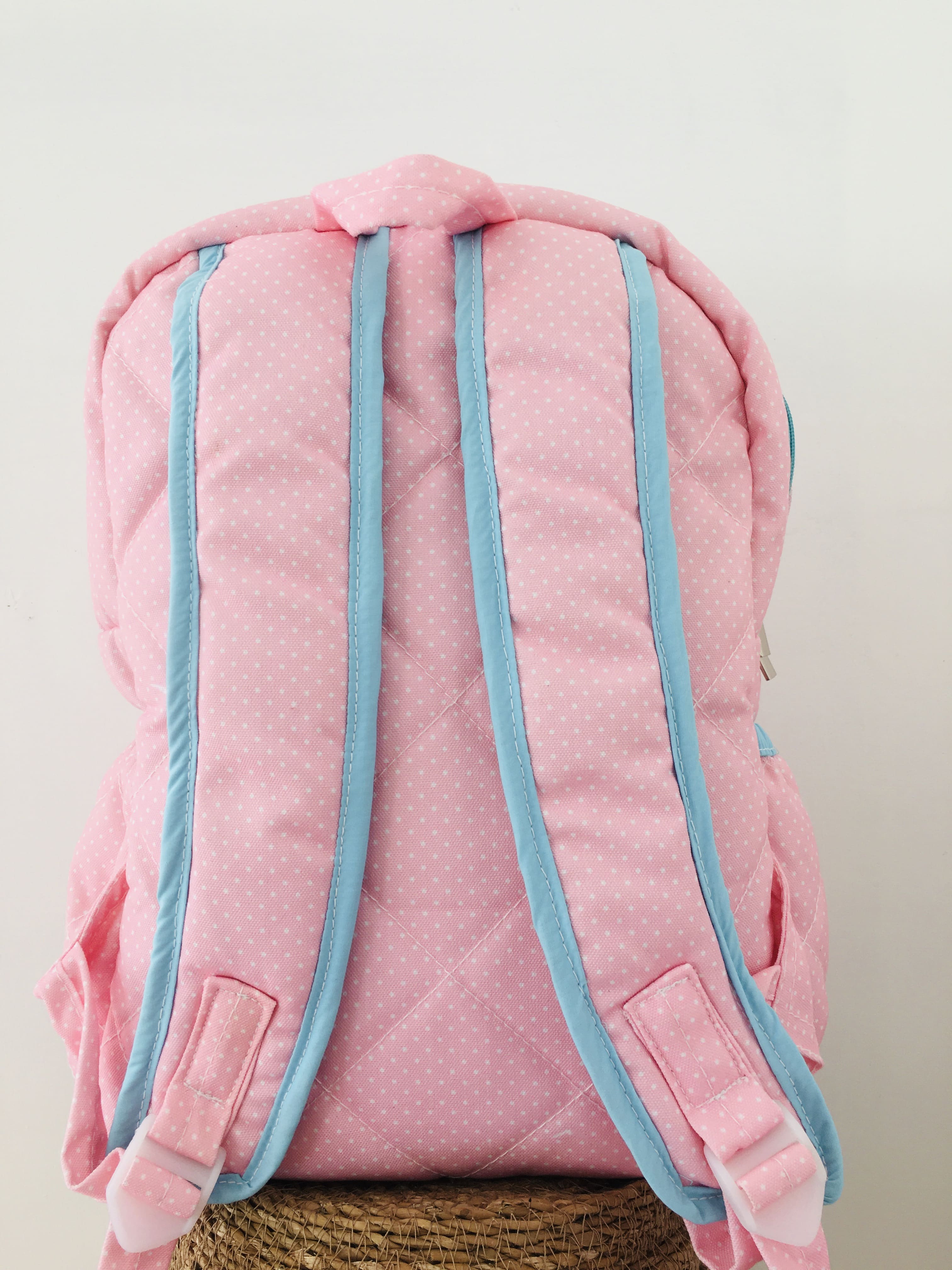 Pink Polka - Diaper backpack