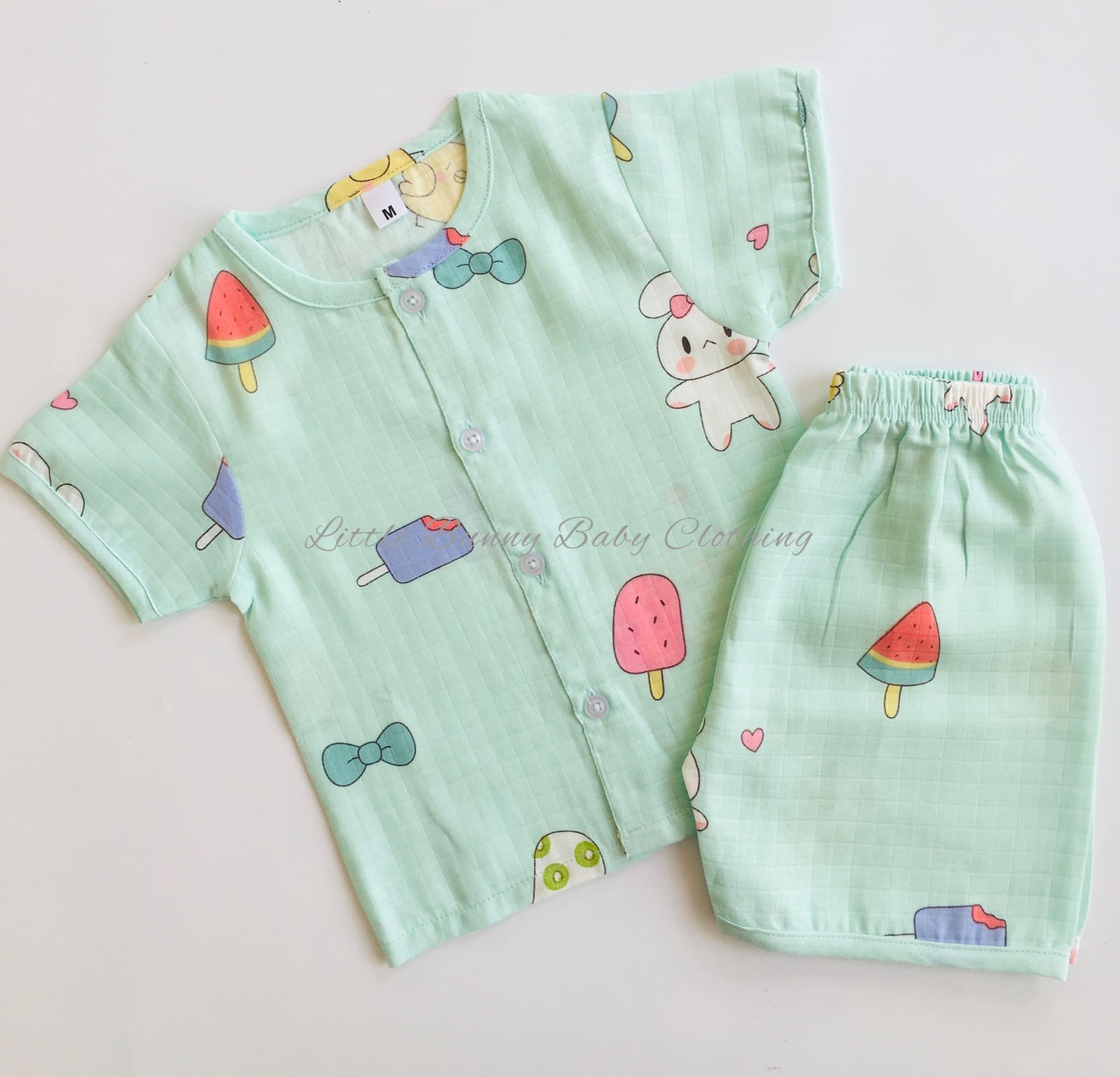 Pista Green Icestick Muslin set