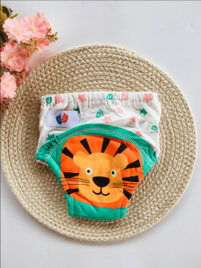 Potty Training Pull Up Pants - Resuable - Green
