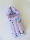 Purple-Baby Carry Bed