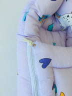 Purple-Baby Carry Bed