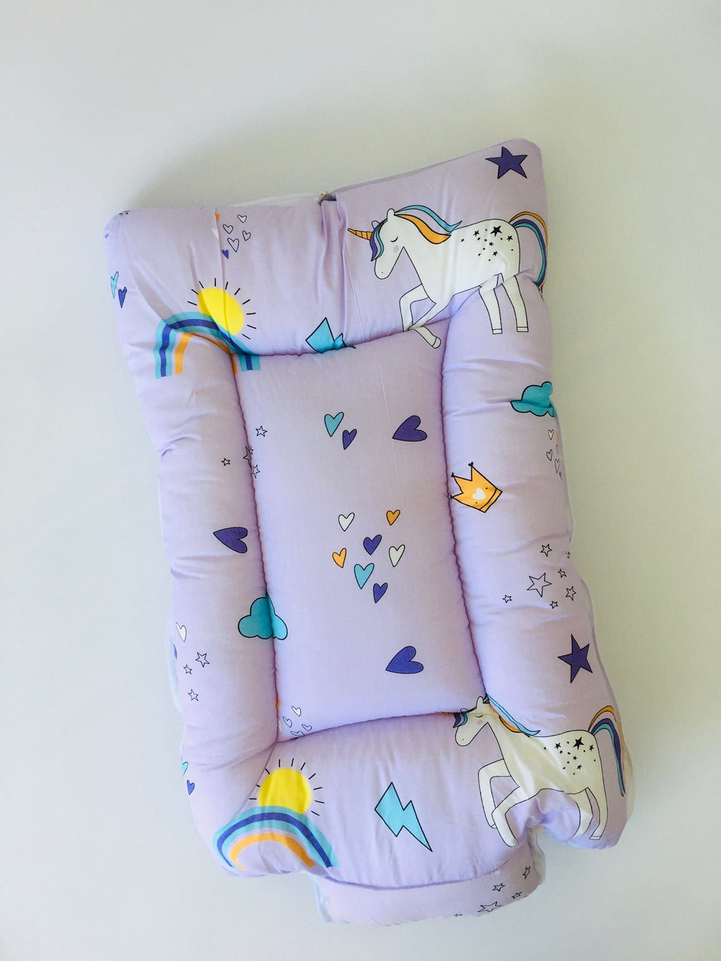 Purple-Baby Carry Bed