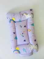 Purple-Baby Carry Bed