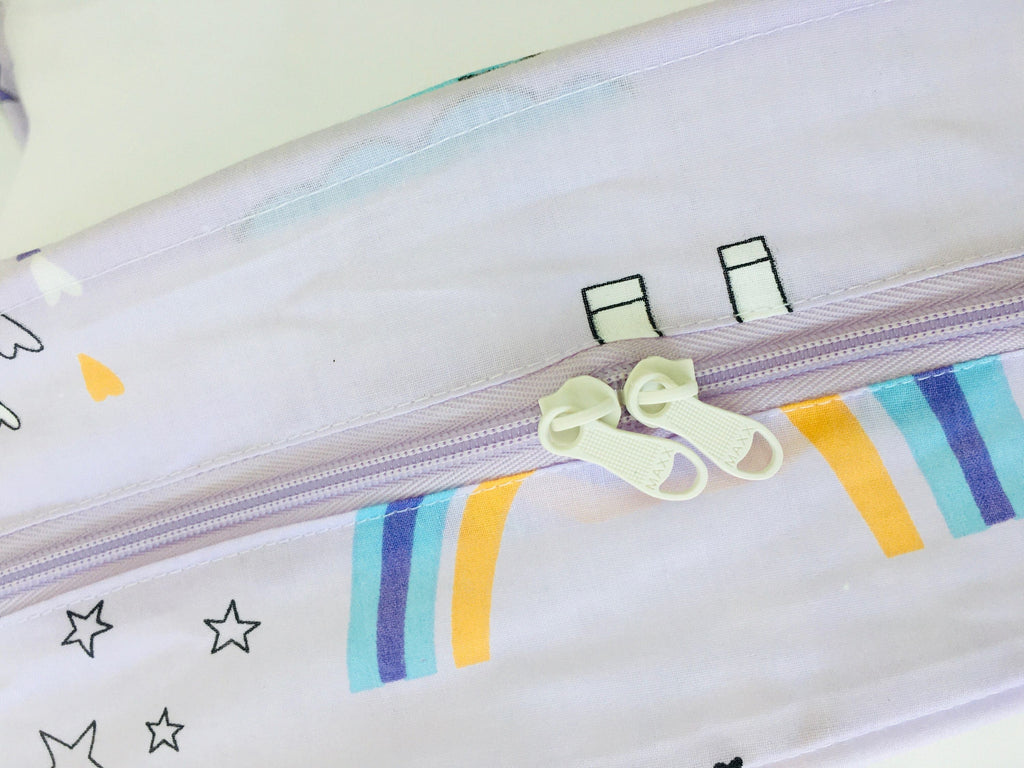 Purple Baby Bed with Net