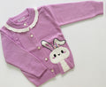 Purple White Bunny Sweater