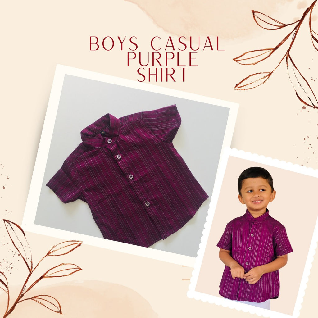 Purple shirt