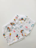 Rainbow Muslin Shorts