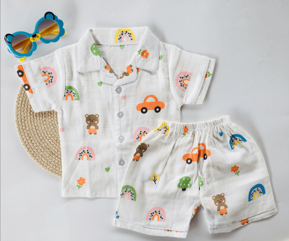 Rainbow Ride Muslin set