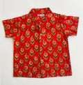 Red -Cotton shirt