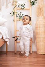 Star -Muslin Pyjama set