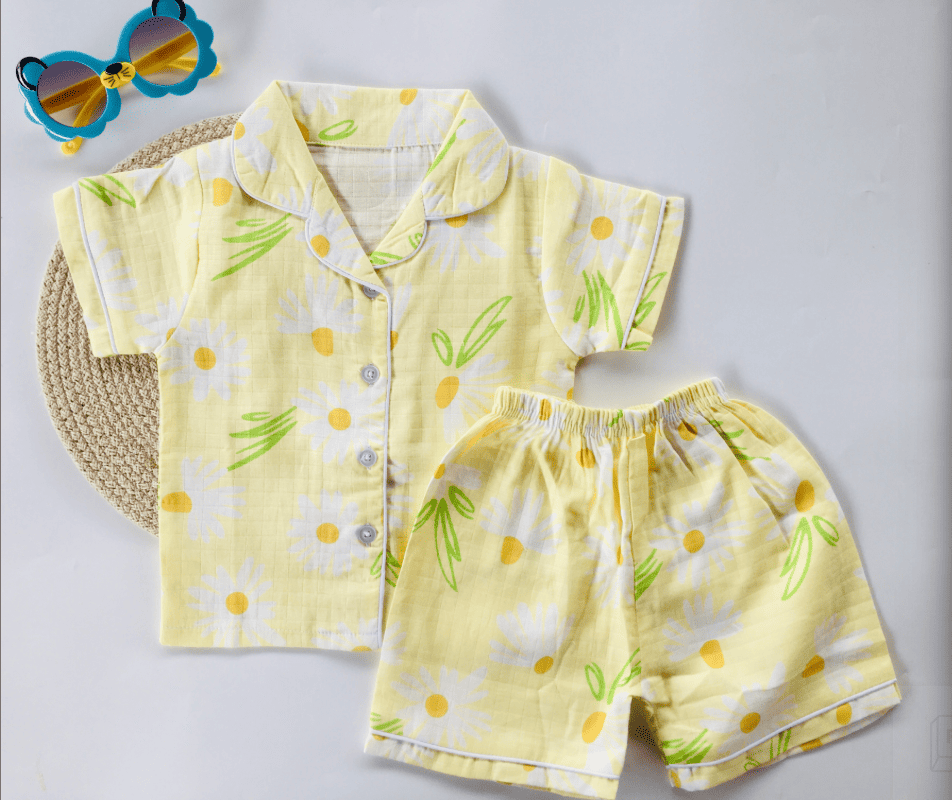 Sunny Daisy Muslin set
