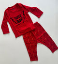 Super Boy Red Cotton pyjama set