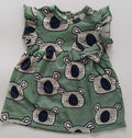 Teddy Hand Frill Knitted Frock