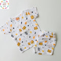 Tiger - Muslin Jabla (Half sleeve )with Shorts