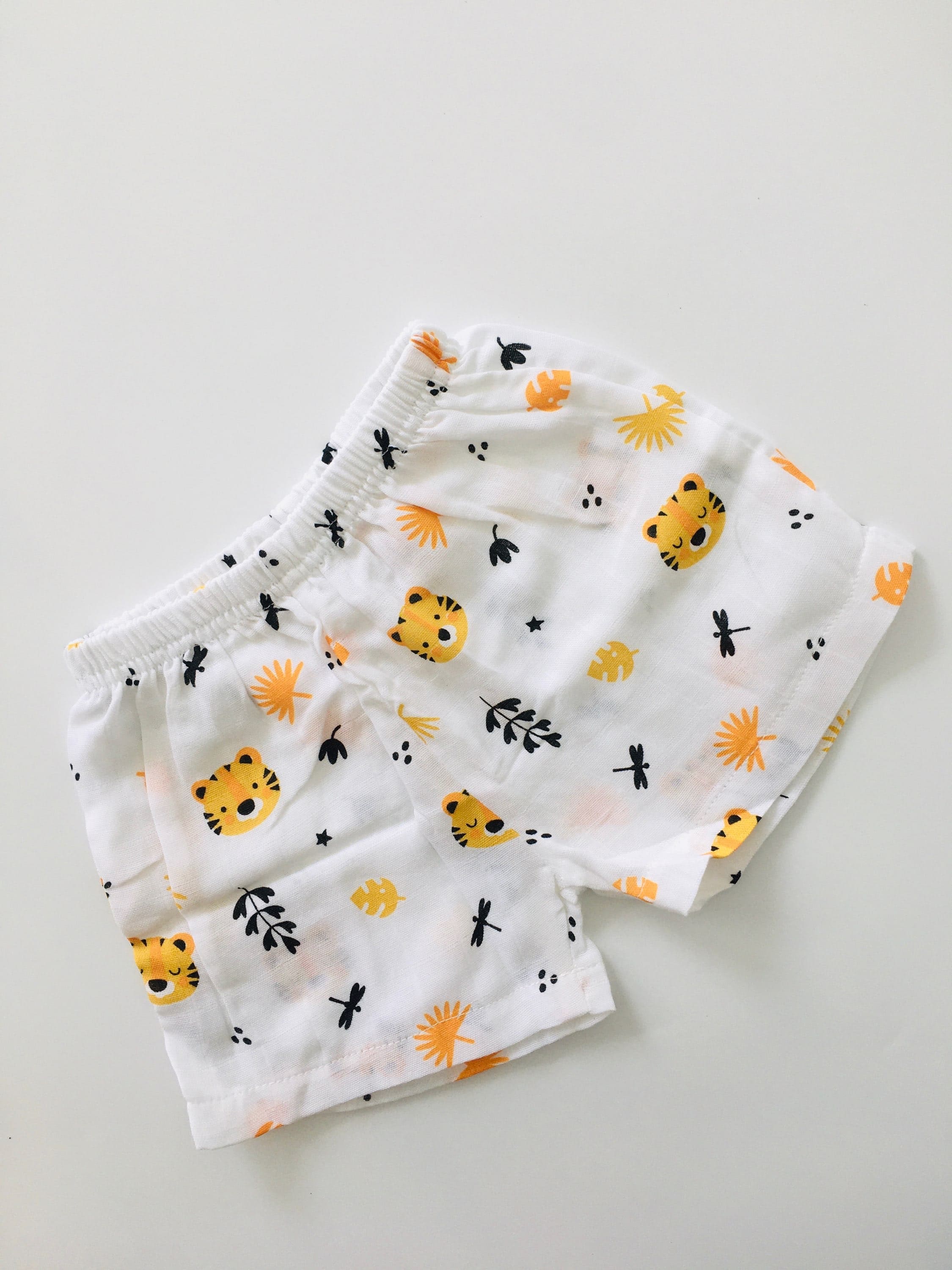 Tiger Muslin Shorts