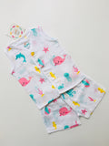 Under the Sea - Muslin Jabla (Sleeveless ) with Shorts