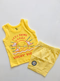 Vacay Vibes- Sleeveless Cotton Set