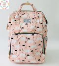 White Bear Diaper bag-backpack style