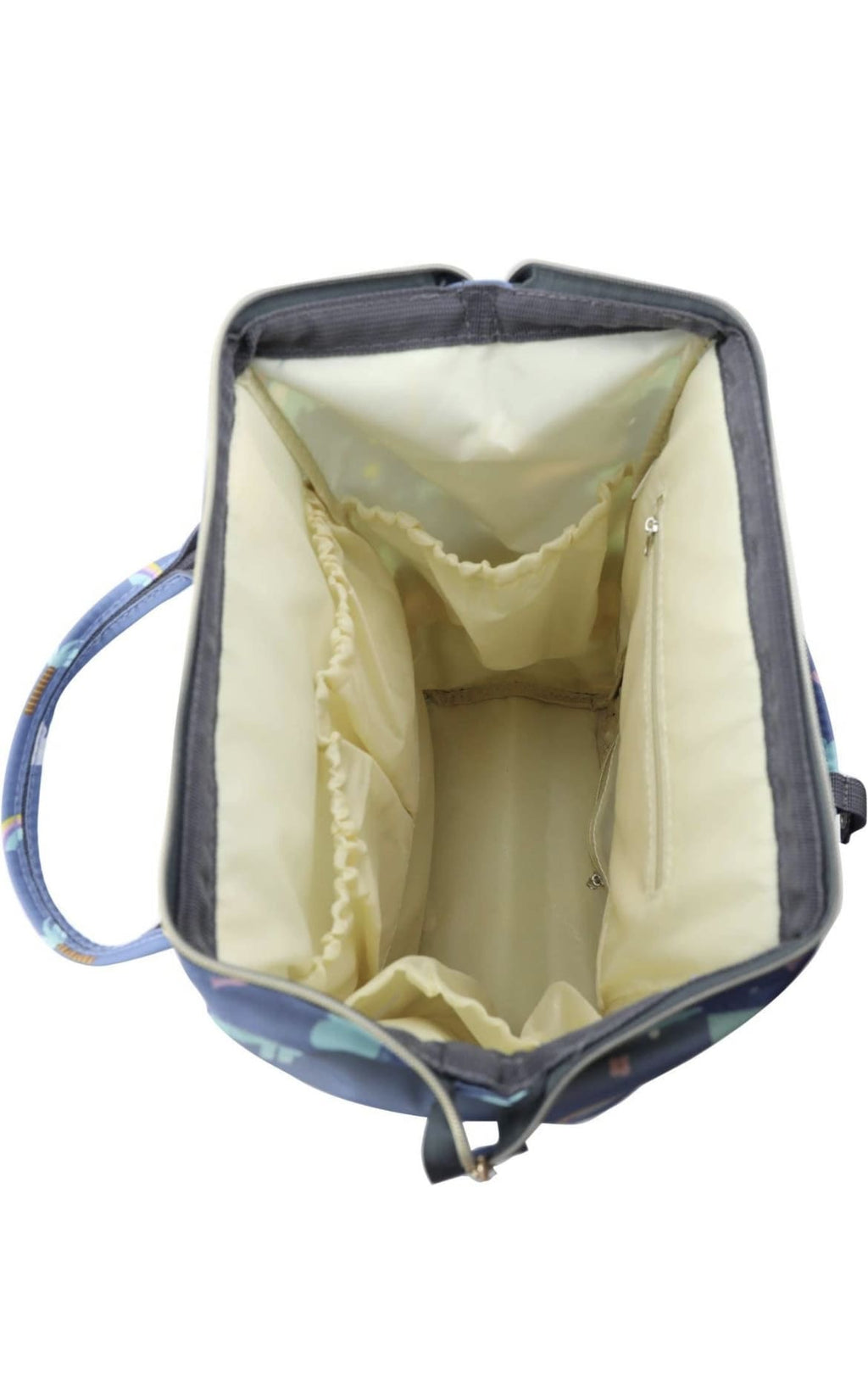 White Bear Diaper bag-backpack style