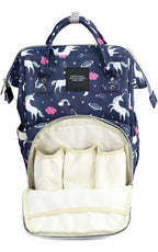 White Bear Diaper bag-backpack style
