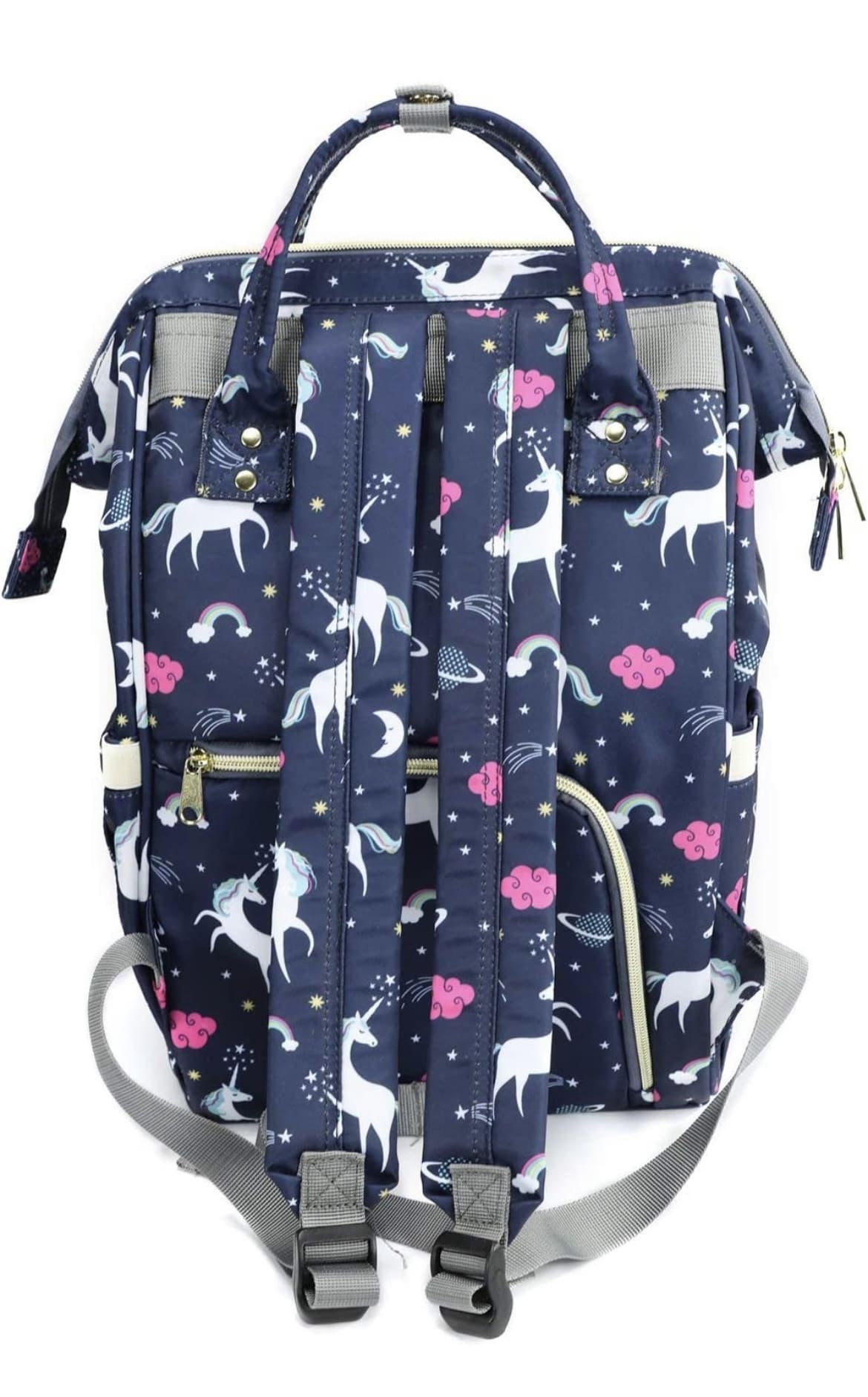 White Bear Diaper bag-backpack style