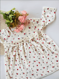 White Flowers - Full Sleeve Cotton Frocks