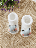 White Froggy Anti-Slip Booties