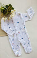 White Space Cotton Bodysuit