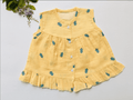 Yellow - Tree Muslin Frock