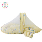 Yellow Baby Bed with Net