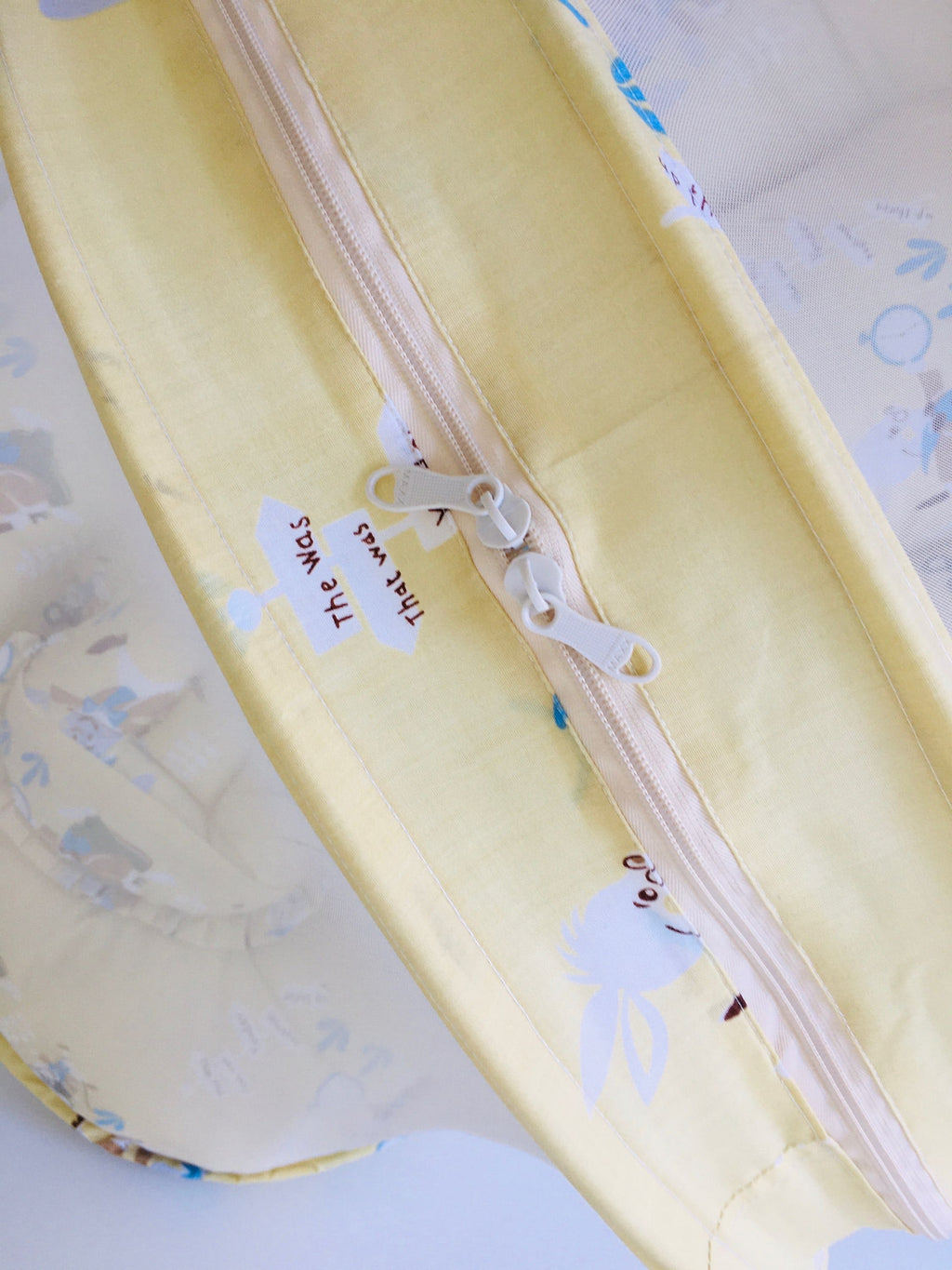 Yellow Baby Bed with Net