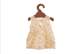 Yellow Bee  Sleeveless Cotton Frock