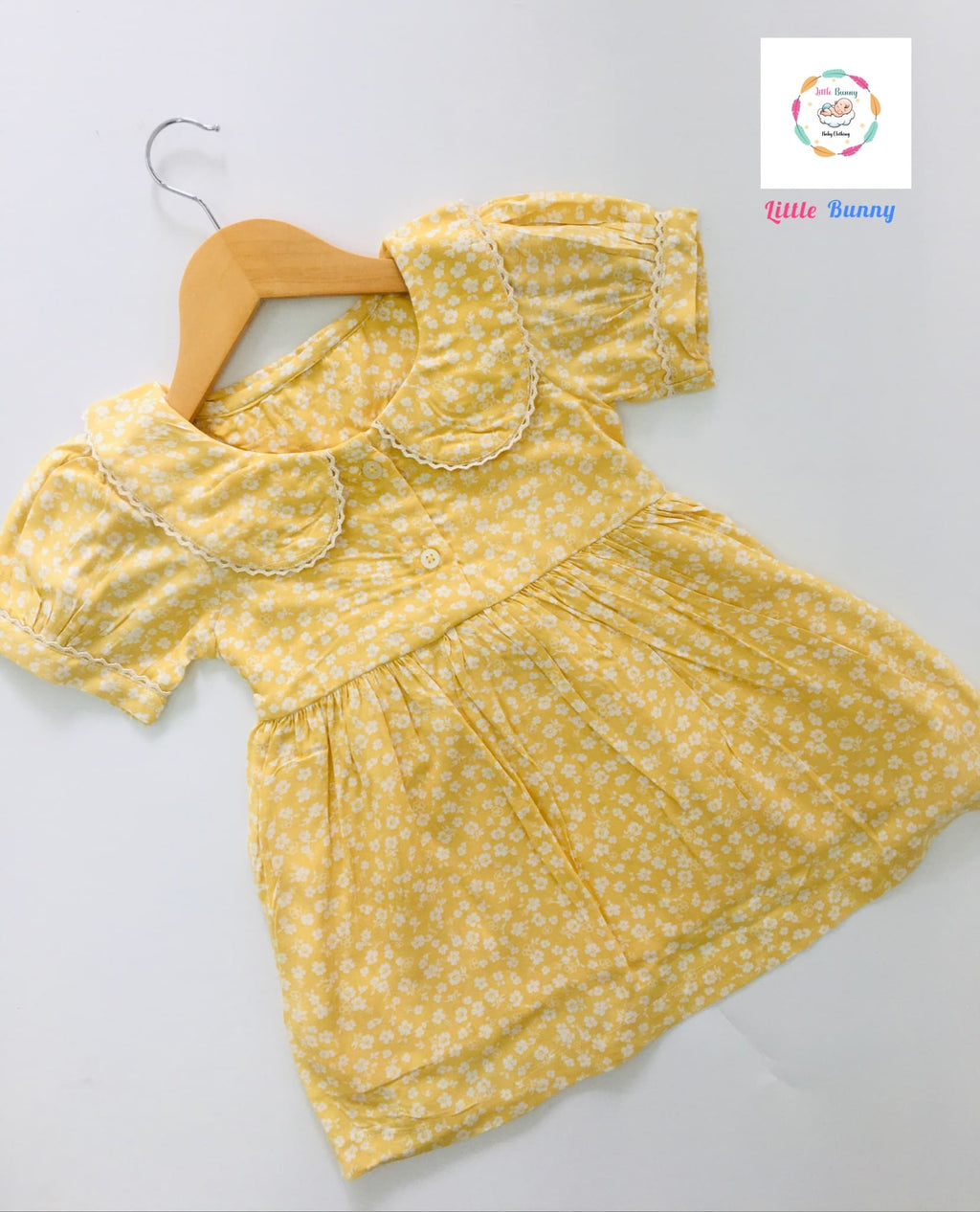 Yellow Collared frock