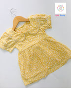 Yellow Collared frock