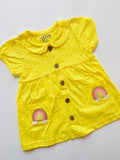Yellow Collared frock