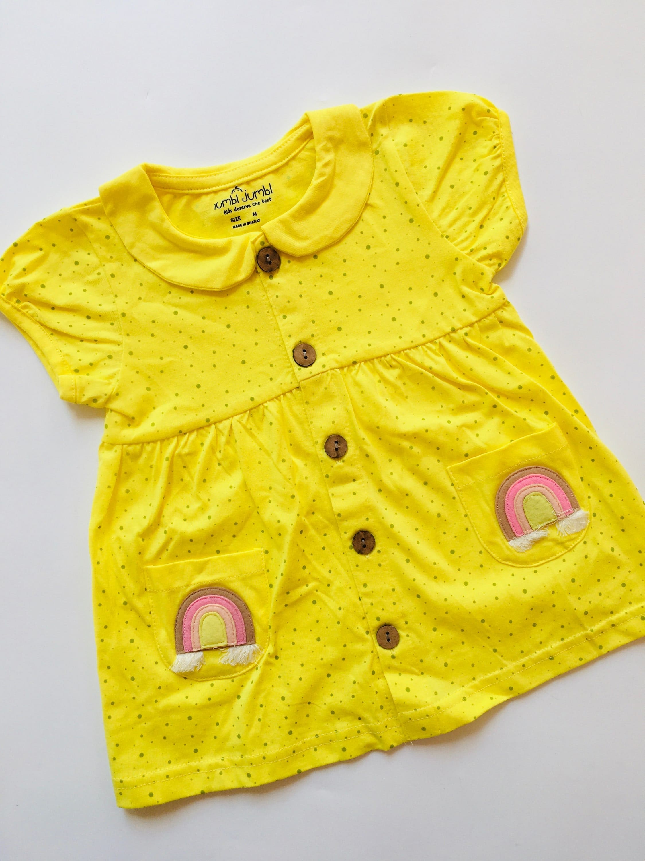 Yellow Collared frock
