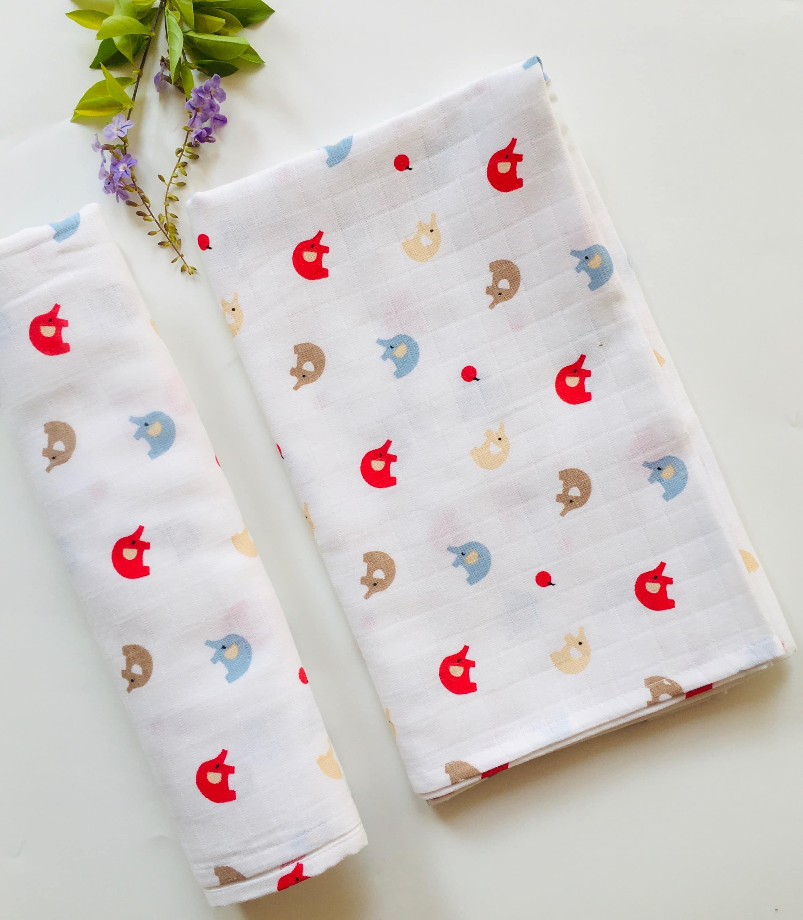Ellie Muslin Bath Towel-Small